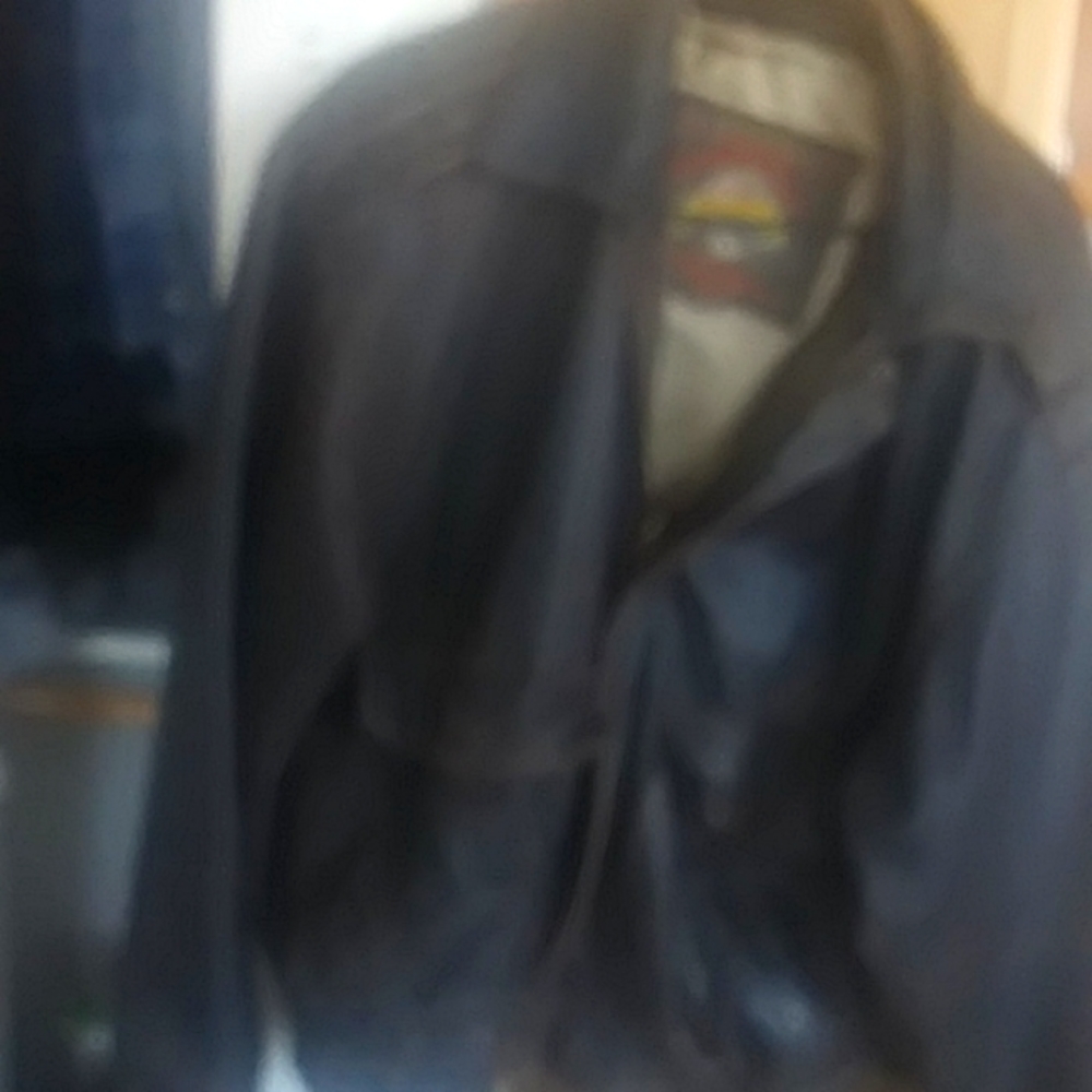 Men's leather bomber jacket